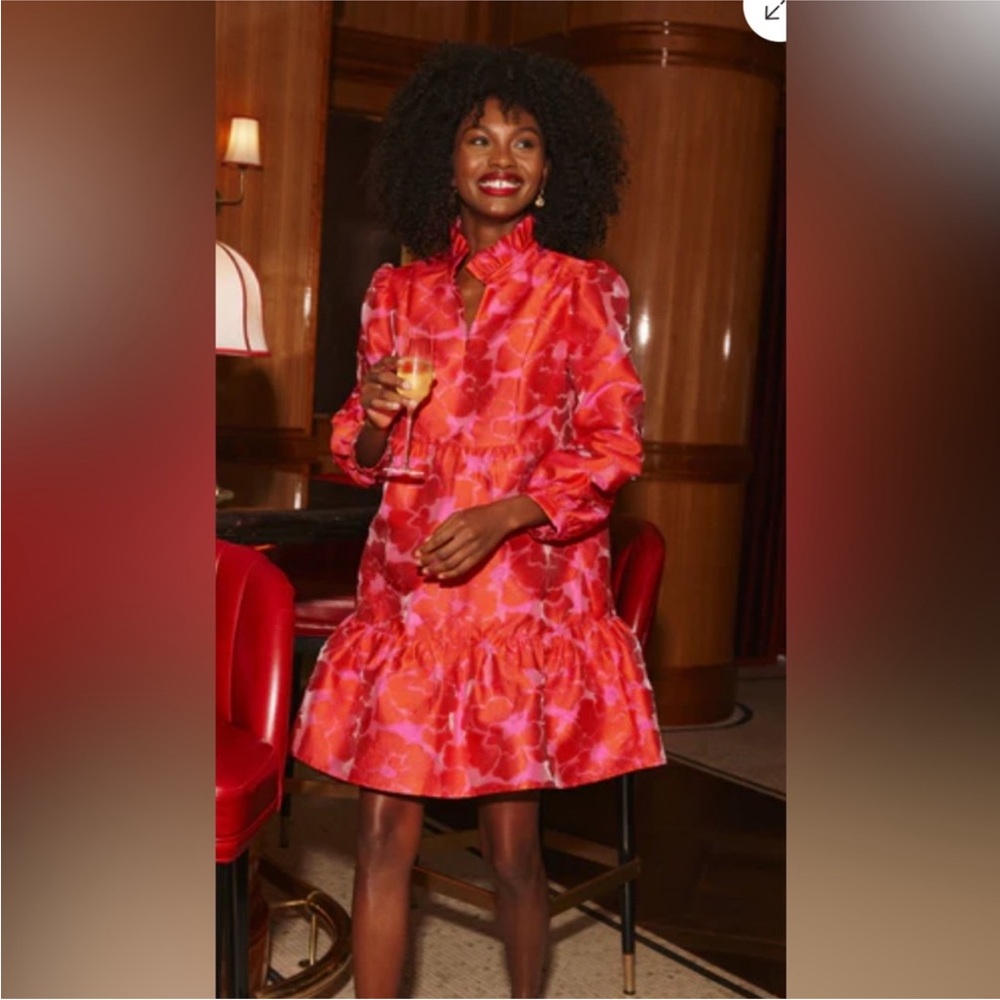Tuckernuck Pink and Red Textured Dress